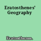 Eratosthenes' Geography