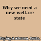 Why we need a new welfare state