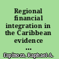 Regional financial integration in the Caribbean evidence from financial and macroeconomic data /