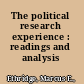 The political research experience : readings and analysis /