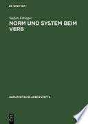 Norm und System beim Verb /