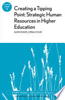 Creating a tipping point : strategic human resources in higher education /