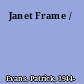 Janet Frame /