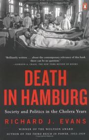 Death in Hamburg : society and politics in the cholera years /