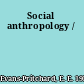 Social anthropology /