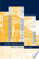 Music drama at the Paris Odéon, 1824-1828