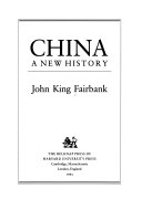 China : a new history /