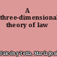 A three-dimensional theory of law