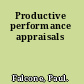 Productive performance appraisals