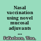 Nasal vaccination using novel mucosal adjuvants : with main focus on influenza A virus /