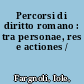 Percorsi di diritto romano : tra personae, res e actiones /