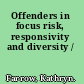 Offenders in focus risk, responsivity and diversity /