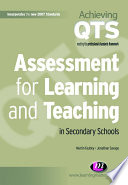 Assessment for learning and teaching in secondary schools