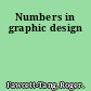 Numbers in graphic design