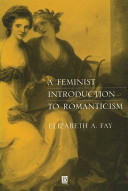 A feminist introduction to romanticism /