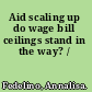 Aid scaling up do wage bill ceilings stand in the way? /