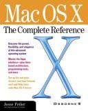 Mac OS X : the complete reference /