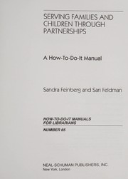 Serving families and children through partnerships : a how-to-do-it manual /