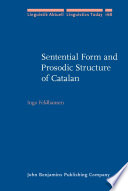 Sentential form and prosodic structure of Catalan