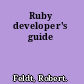 Ruby developer's guide