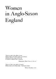 Women in Anglo-Saxon England /