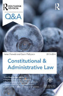 Constitutional & administrative law, 2013-2014