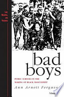 Bad boys public schools in the making of black masculinity /