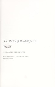 The poetry of Randall Jarrell.
