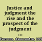 Justice and judgment the rise and the prospect of the judgment model in contemporary political philosophy /