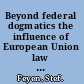 Beyond federal dogmatics the influence of European Union law on Belgian constitutional case law regarding federalism /