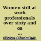 Women still at work professionals over sixty and on the job /
