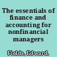 The essentials of finance and accounting for nonfinancial managers