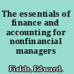 The essentials of finance and accounting for nonfinancial managers
