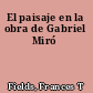 El paisaje en la obra de Gabriel Miró