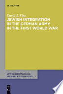 Jewish integration in the German army in the First World War