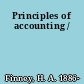 Principles of accounting /