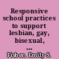 Responsive school practices to support lesbian, gay, bisexual, transgender, and questioning students and families