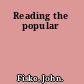 Reading the popular