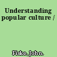 Understanding popular culture /