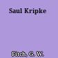 Saul Kripke