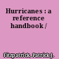 Hurricanes : a reference handbook /