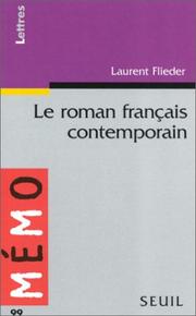 Le roman français contemporain /