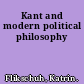 Kant and modern political philosophy