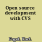 Open source development with CVS