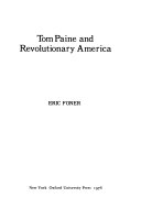 Tom Paine and Revolutionary America /