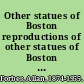 Other statues of Boston reproductions of other statues of Boston as a sequel to our brochure of 1946 entitled "Some statues of Boston,"