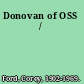 Donovan of OSS /