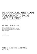 Behavioral methods for chronic pain and illness /