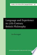 Language and experience in 17th-century British philosophy