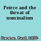 Peirce and the threat of nominalism